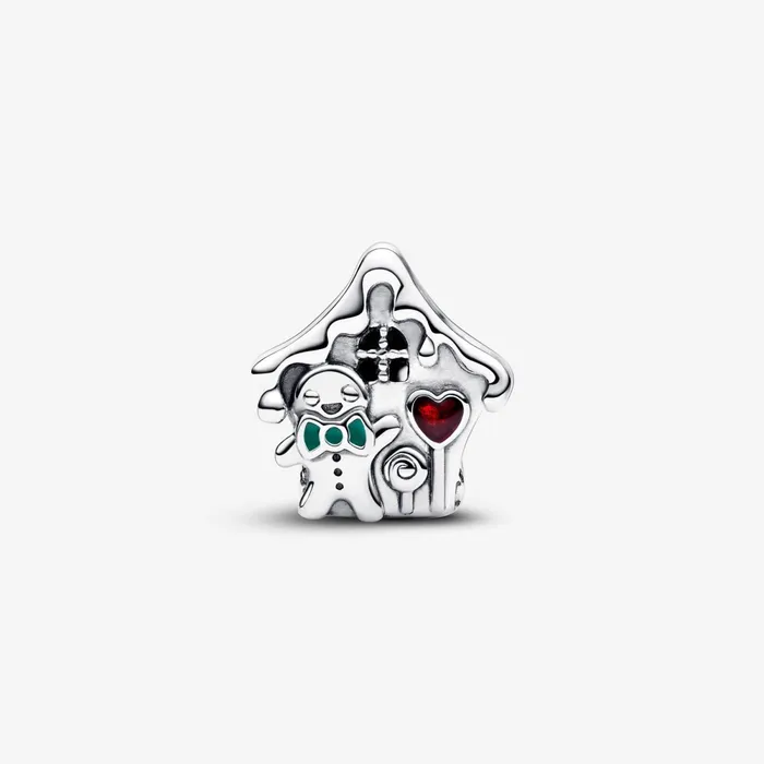 1 Bracelet2 Charms 99 Women Pandora Gingerbread House Charm