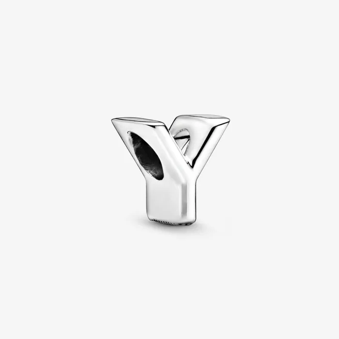 1 Bracelet2 Charms 99 Women Pandora Letter Y Alphabet Charm
