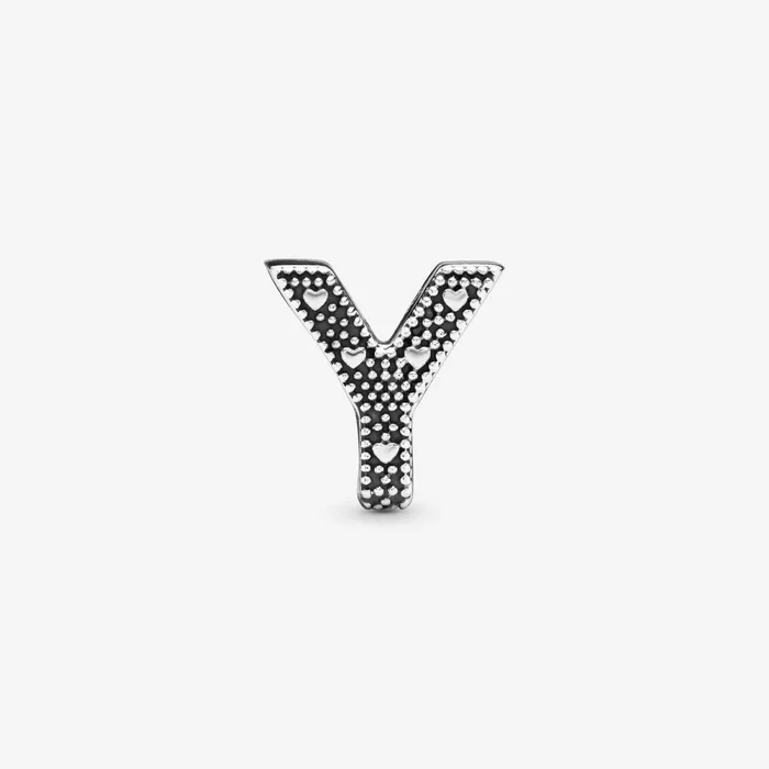 1 Bracelet2 Charms 99 Women Pandora Letter Y Alphabet Charm