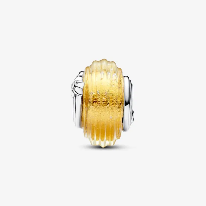1 Bracelet2 Charms 99 Women Pandora Shooting Star Grooved Murano Glass Charm