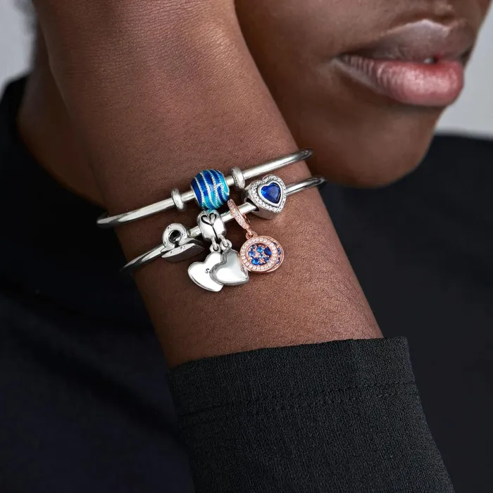 1 Bracelet2 Charms 99 Women Pandora Sparkling Libra Zodiac Charm