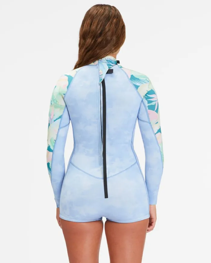 22 Spring Fever Long Sleeve Spring Suit Wave Wash Women Billabong Billabong Surf Capsule