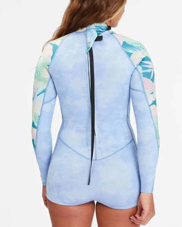 22 Spring Fever Long Sleeve Spring Suit Wave Wash Women Billabong Billabong Surf Capsule