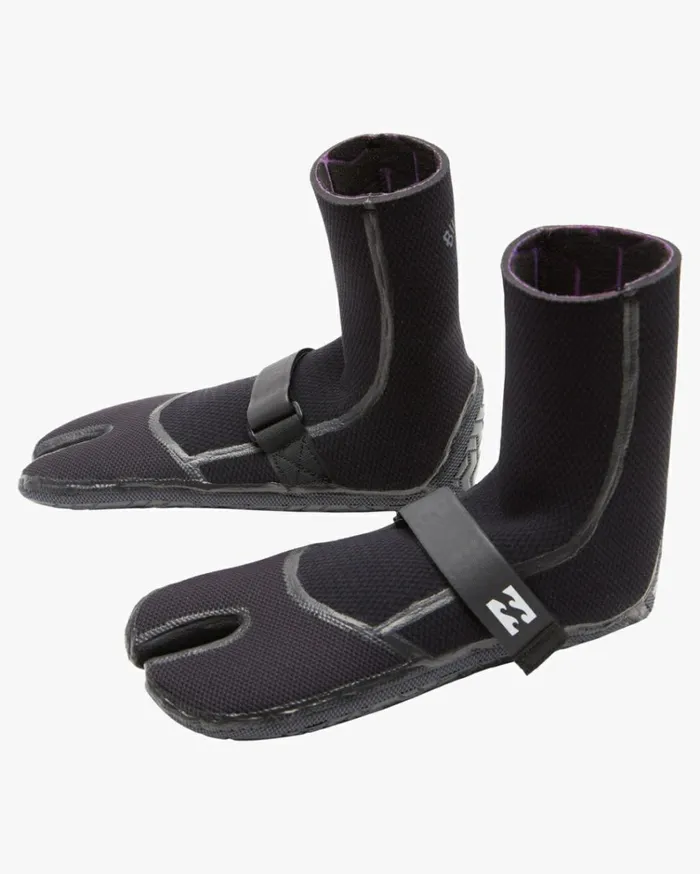 3mm Furnace Comp Split Toe Wetsuit Boots Black Men Billabong Surf Accessories