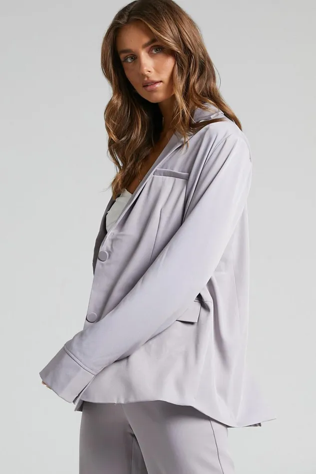 4th and Reckless 8211 Elodie Blazer In Lilac Women Showpo Blazers
