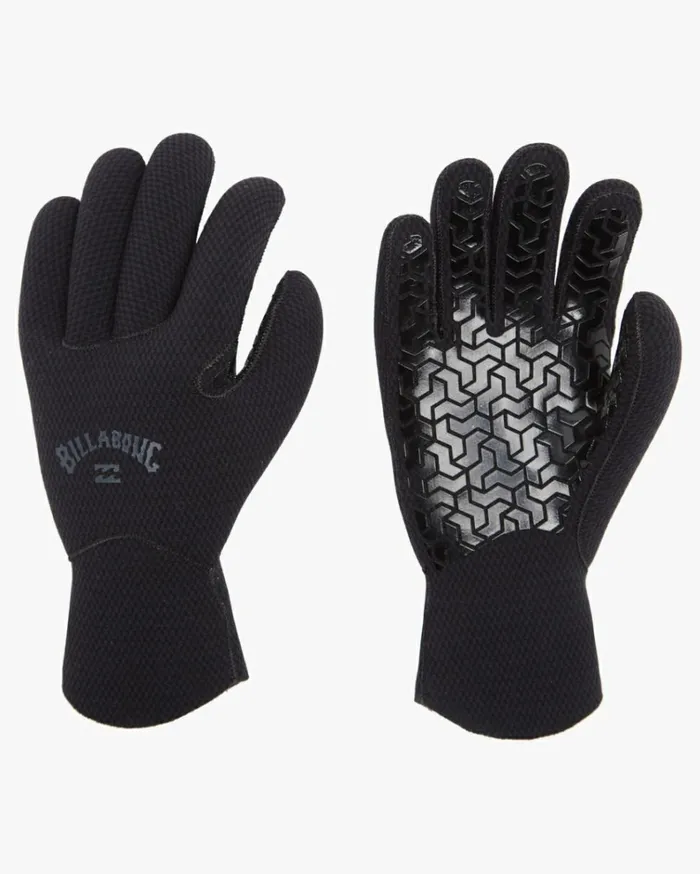 5mm Furnace Gloves Black Men Billabong Surf Accessories