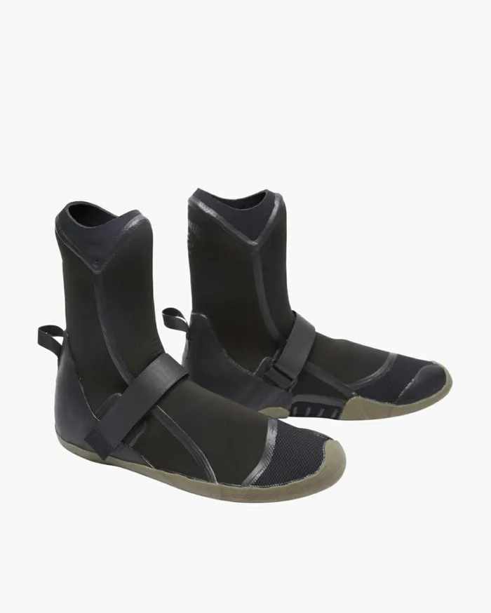 5mm Furnace Round Toe Wetsuit Boots Black Men Billabong Surf Accessories