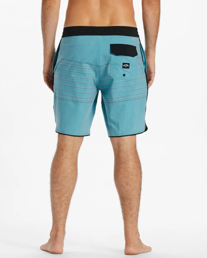 73 Lo Tide 17034 Boardshorts Teal Men Billabong Side Pockets