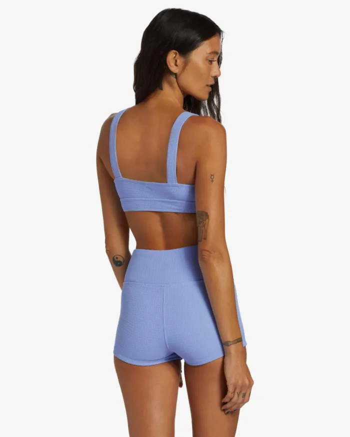ADiv Banded V Neck Bikini Top Cosmic Blue Women Billabong Bikinis