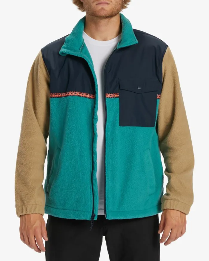 ADiv Boundary Trail ZipUp Fleece Pacific Men Billabong Hoodies and Fleece