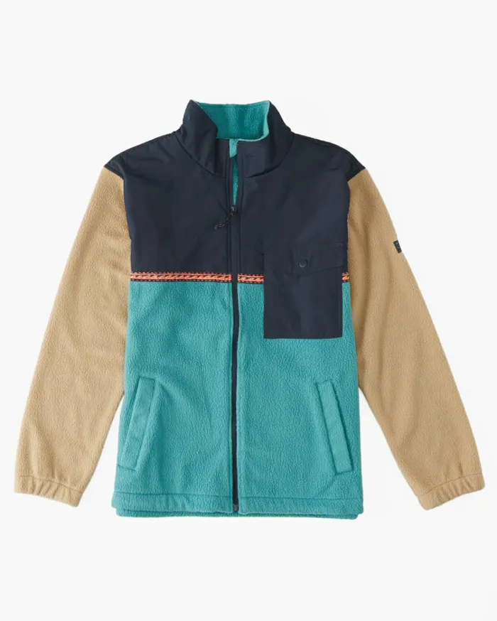 ADiv Boundary Trail ZipUp Fleece Pacific Men Billabong Hoodies and Fleece
