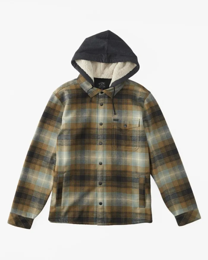 ADiv Furnace Bonded Flannel Shirt Dark Forest Men Billabong Shirts