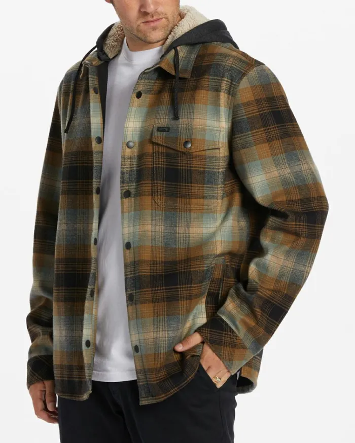 ADiv Furnace Bonded Flannel Shirt Dark Forest Men Billabong Shirts