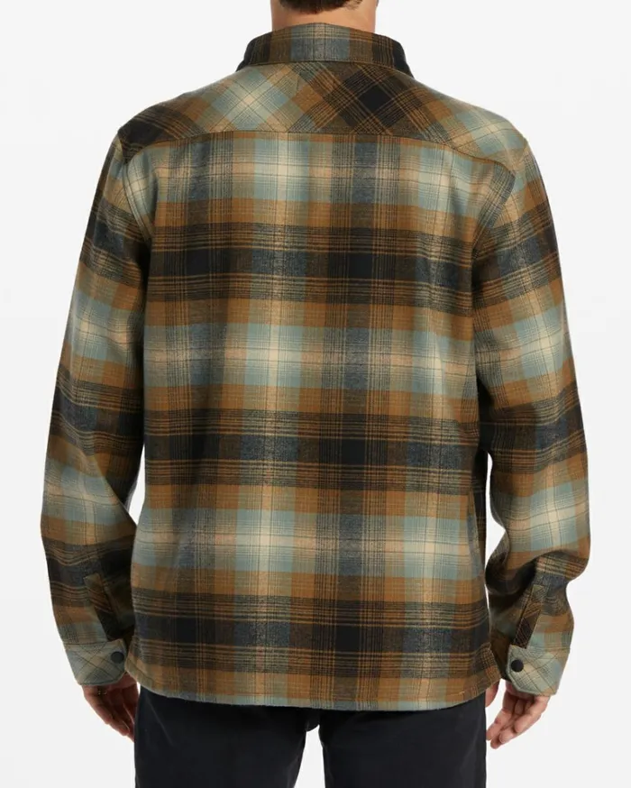 ADiv Furnace Bonded Flannel Shirt Dark Forest Men Billabong Shirts