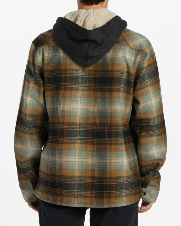 ADiv Furnace Bonded Flannel Shirt Dark Forest Men Billabong Shirts