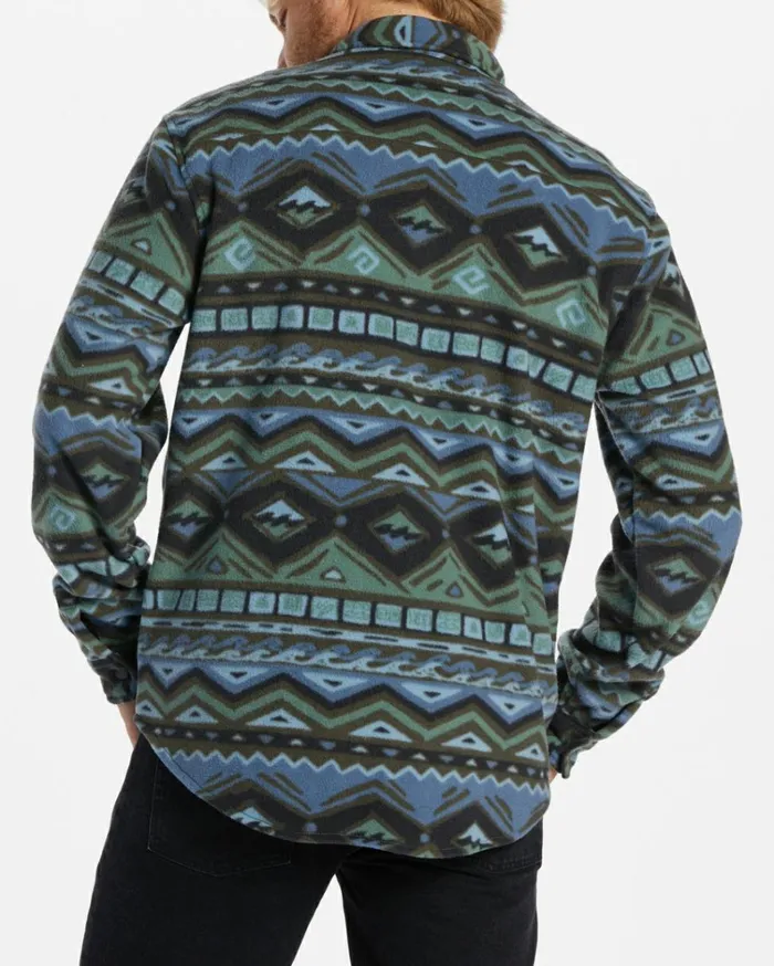 ADiv Furnace Flannel Shirt Raven Men Billabong Hoodies and Fleece