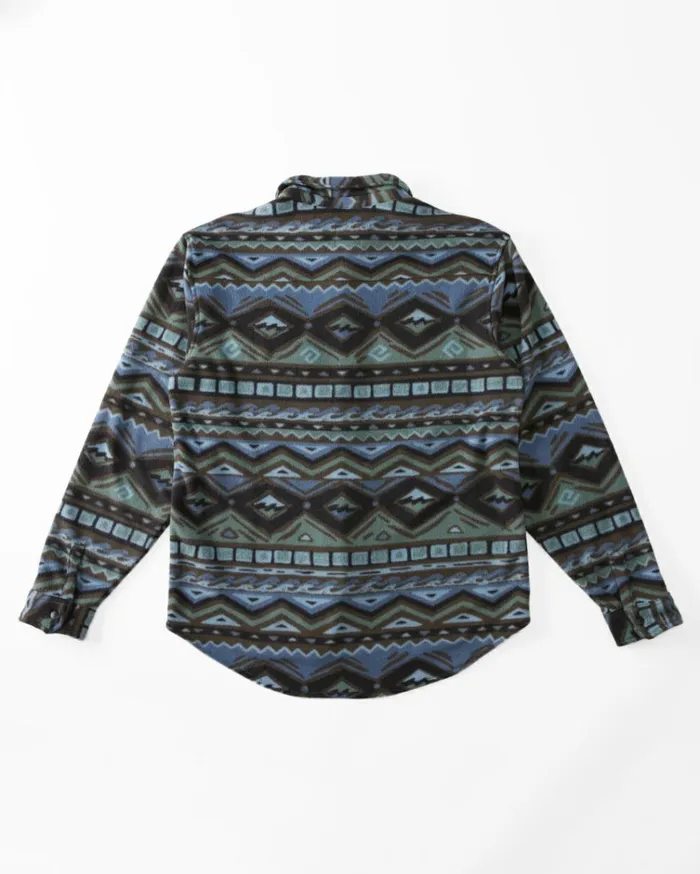 ADiv Furnace Flannel Shirt Raven Men Billabong Hoodies and Fleece