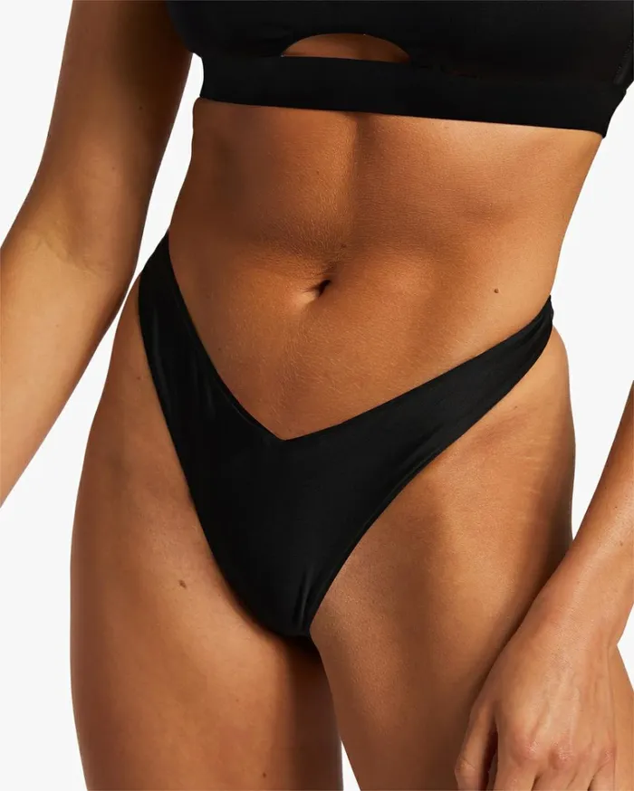 ADiv High Leg UPF 50 Bikini Bottoms Black Women Billabong Bikinis