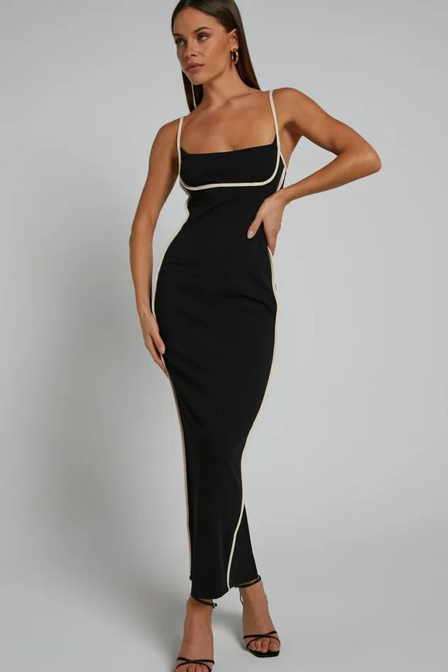 Abegaille Midi Dress 8211 Bodycon Dress In Black Women Showpo Dresses Abegaille Midi Dress 8211 Bodycon Dress In Black Women Showpo Dresses
