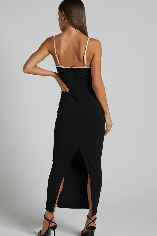 Abegaille Midi Dress 8211 Bodycon Dress In Black Women Showpo Dresses Abegaille Midi Dress 8211 Bodycon Dress In Black Women Showpo Dresses