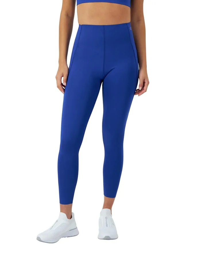 Absolute Lift Leggings Anti Odor C Logo 25034 Aztec Blue Women Champion Leggings
