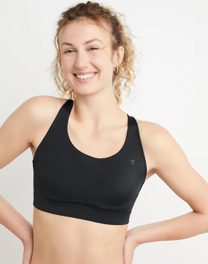 Absolute Max HighImpact Sports Bra C Logo Black Women Champion Sports Bras and Bralettes Absolute Max HighImpact Sports Bra C Logo Black Women Champion Sports Bras and Bralettes