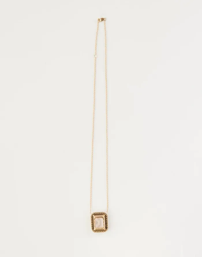 Accessories and Gifts Women Cynthia Rowley Rose Quartz And Peridot Pendant