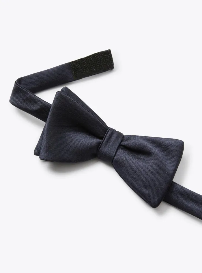 Accessories Boy 216 Il Gufo Bow Tie In Blue Mikado