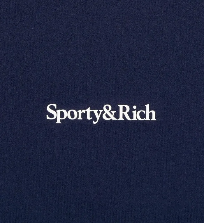 Activewear Women Sporty and Rich Serif Logo Sports Tank 8211 NavyWhite
