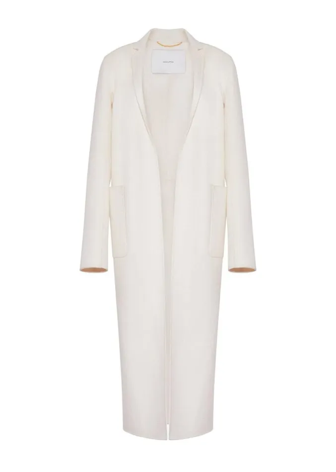 Adam Lippes Abrigo Vanessa De Cashmere Zibelina Marfil Womens Coats and Jackets