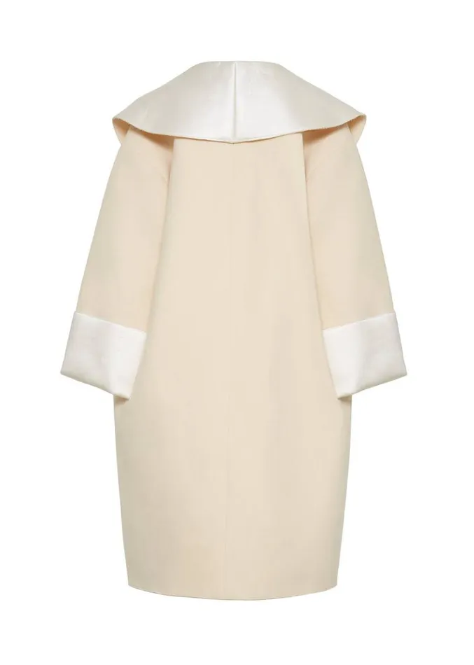 Adam Lippes Brando Coat Ivory Womens Coats and Jackets