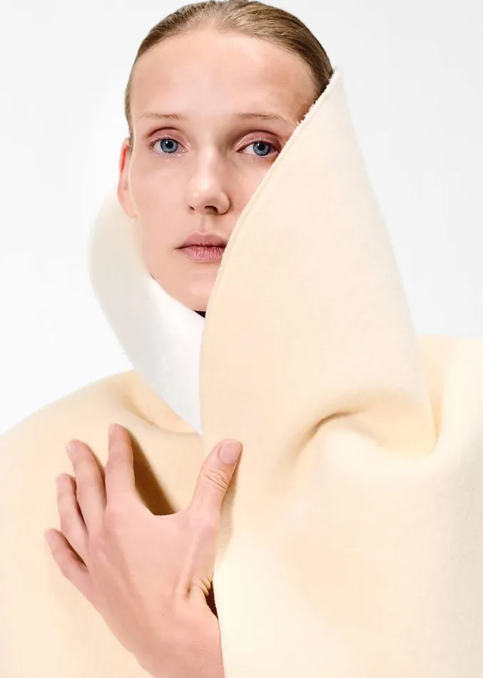 Adam Lippes Brando Coat Ivory Womens Coats and Jackets