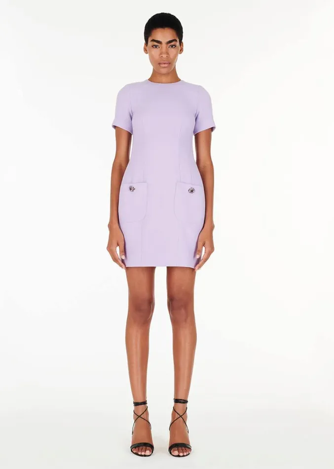 Adam Lippes Flynn Dress Lavender Womens Dresses