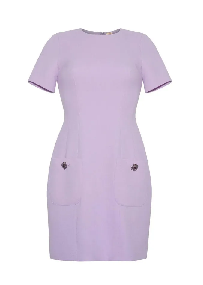 Adam Lippes Flynn Dress Lavender Womens Dresses