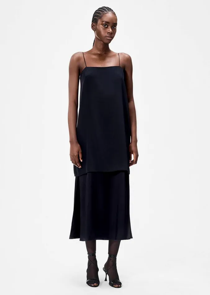 Adam Lippes Nina Dress Black Womens Dresses