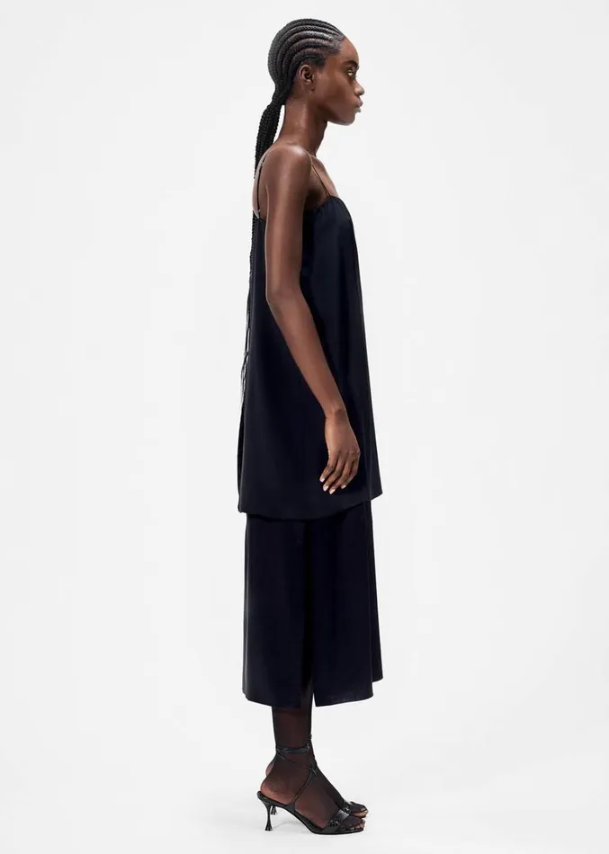 Adam Lippes Nina Dress Black Womens Dresses