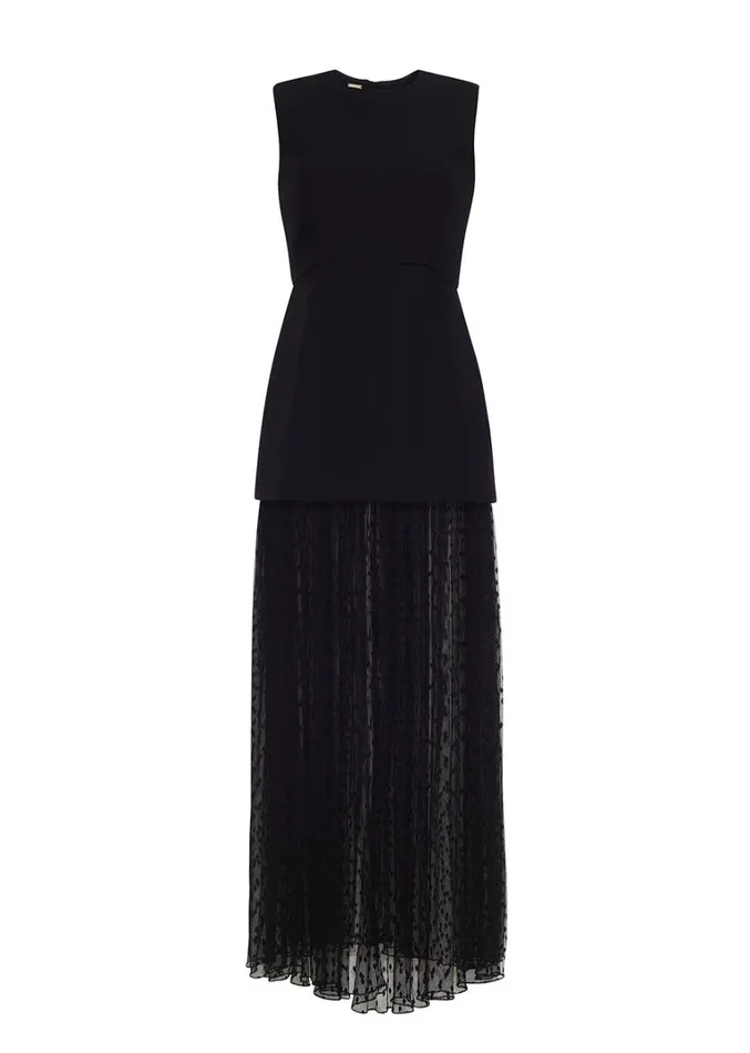 Adam Lippes Odette Dress Black Womens Dresses