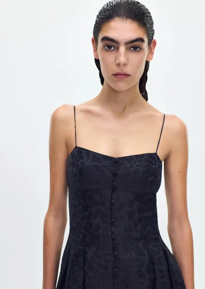 Adam Lippes Rickie Dress Midnight Multi Womens Dresses