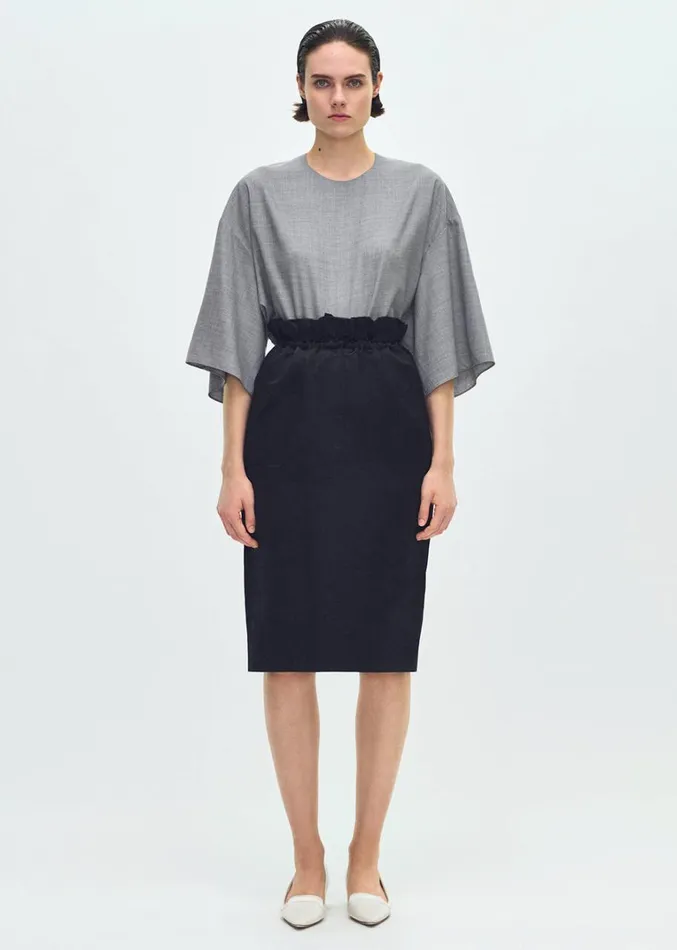 Adam Lippes Sullivan Skirt Black Womens Skirts
