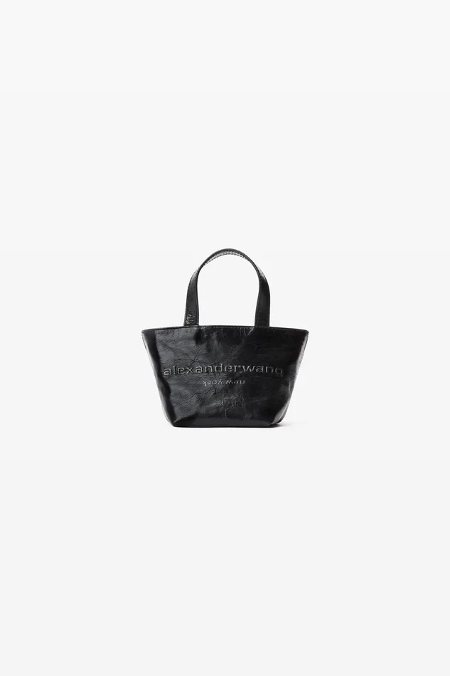 Alexander Wang Bags Punch Mini Tote Bag In Crackle Patent Leather 8211 Women