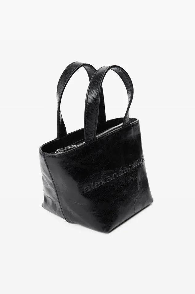 Alexander Wang Bags Punch Mini Tote Bag In Crackle Patent Leather 8211 Women