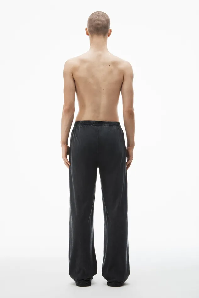 Alexander Wang Bodywear WideLeg Pant In Cotton Jersey