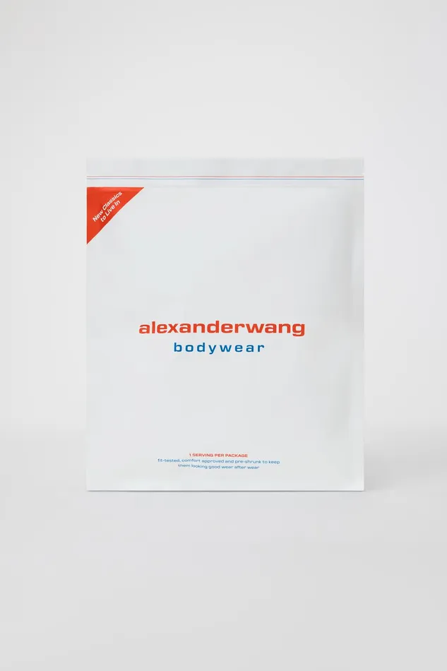 Alexander Wang Bodywear WideLeg Pant In Cotton Jersey