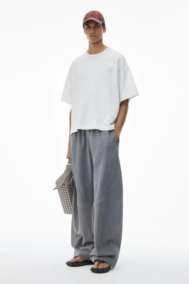 Alexander Wang Bottoms Track Pant In Primal Lambskin Leather 8211 Men