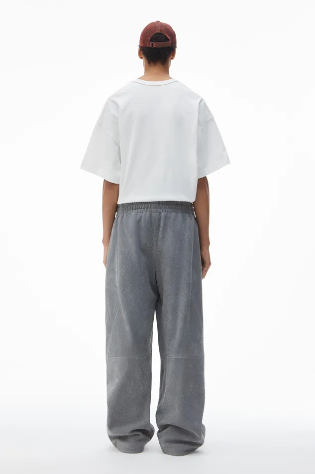 Alexander Wang Bottoms Track Pant In Primal Lambskin Leather 8211 Men