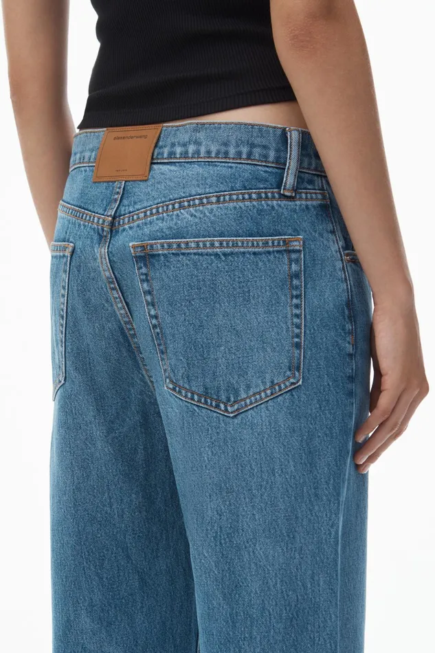 Alexander Wang Pants Ez MidRise StraightLeg Jeans 8211 Women