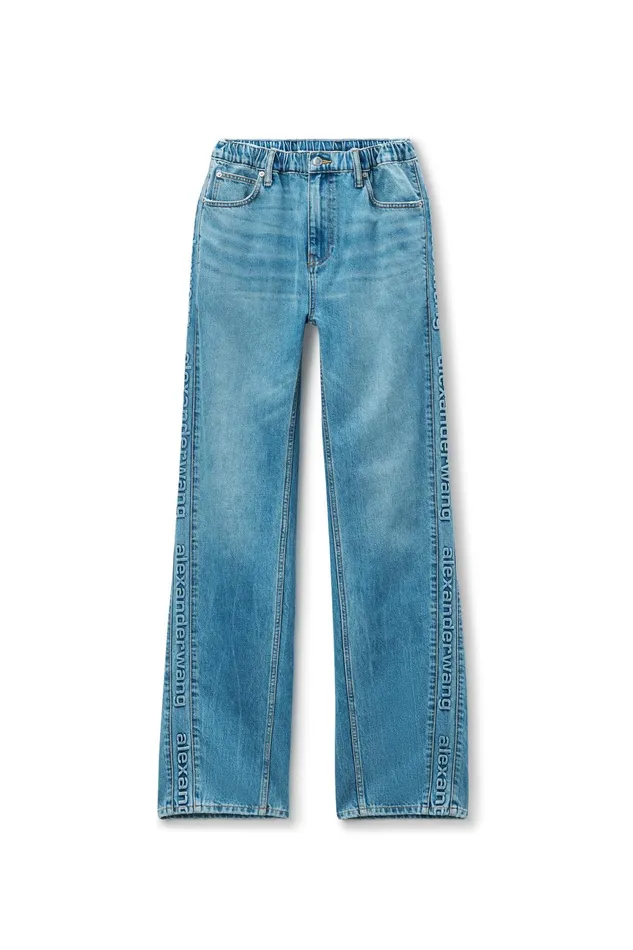 Alexander Wang Pants LogoEmbossed Balloon Jeans 8211 Women