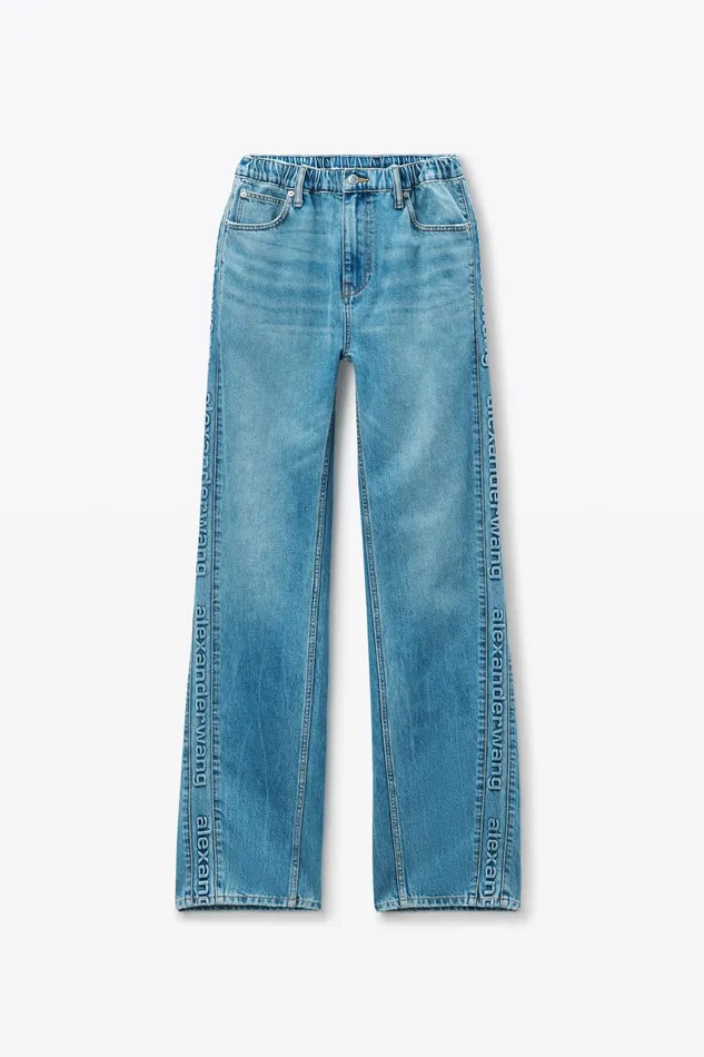 Alexander Wang Pants LogoEmbossed Balloon Jeans 8211 Women