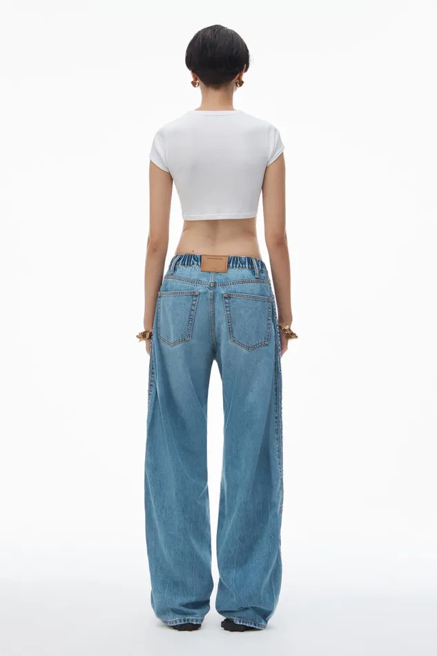 Alexander Wang Pants LogoEmbossed Balloon Jeans 8211 Women