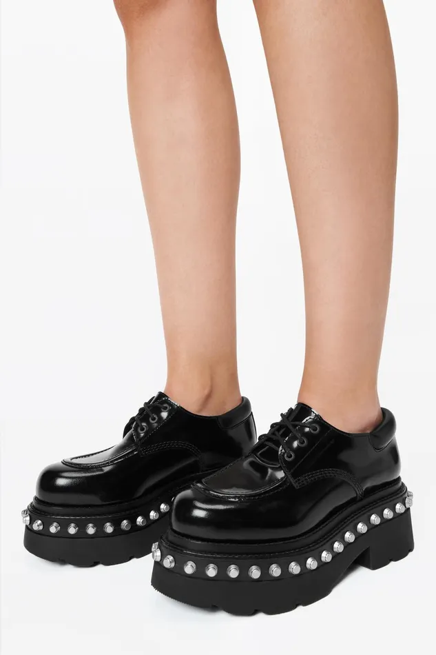 Alexander Wang Shoes Atlas Derby In Calf Leather 8211 Women